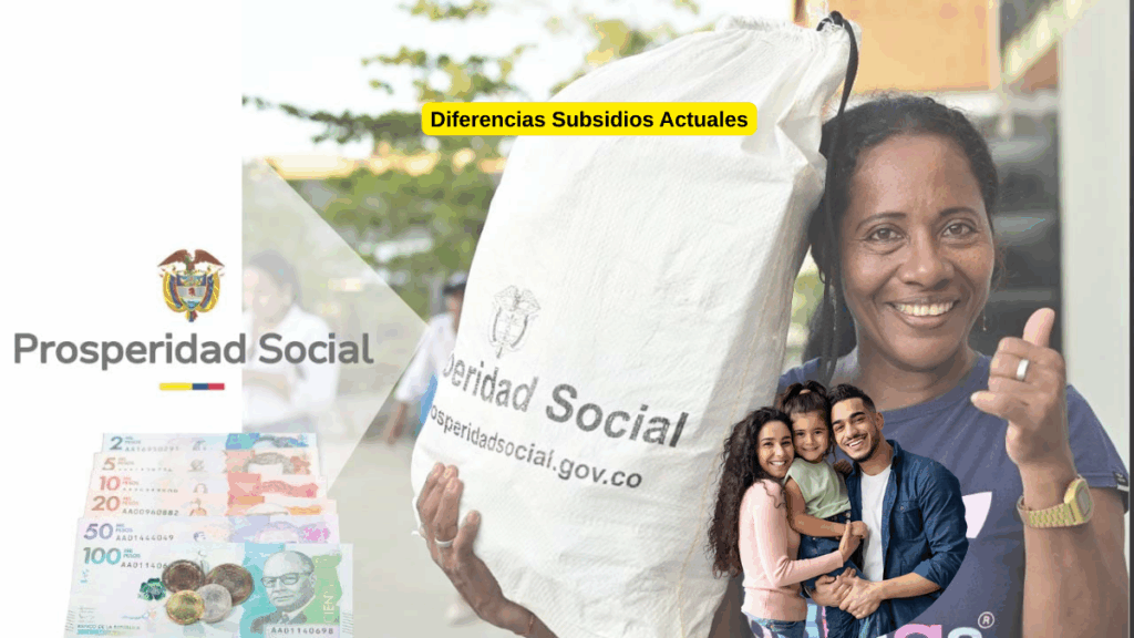 Diferencias entre Colombia Mayor, Renta Ciudadana, Devolución del IVA, Renta Joven y Jóvenes en Paz