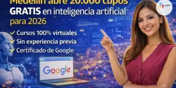 Medellín lanza 20.000 cupos GRATIS en inteligencia artificial con certificado de Google