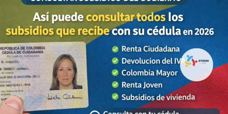 Así puede consultar todos los subsidios que recibe con su cédula en 2026 en Colombia: guía completa de ayudas del Gobierno