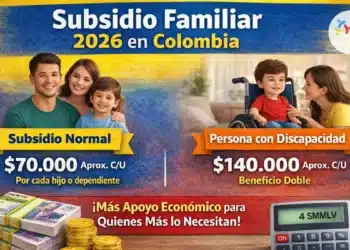 subsidios familiar 2026 como recibirlo
