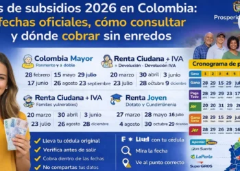 Pagos de subsidios 2026 en Colombia: fechas oficiales, cómo consultar y dónde cobrar sin enredos