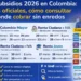 Pagos de subsidios 2026 en Colombia: fechas oficiales, cómo consultar y dónde cobrar sin enredos