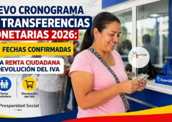 Nuevo Cronograma de Transferencias Monetarias 2026 Fechas Confirmadas para Renta Ciudadana y Devolución del IVA