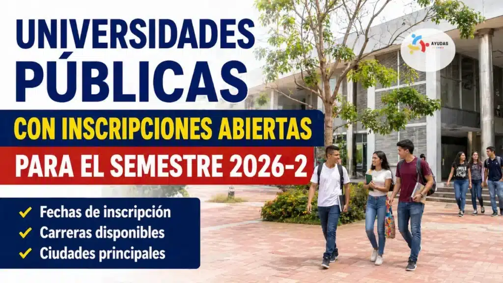 Universidades públicas con inscripciones abiertas