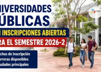 Universidades públicas con inscripciones abiertas