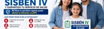 no actualizar el Sisbén IV podría dejarte sin EPS ni atención médica