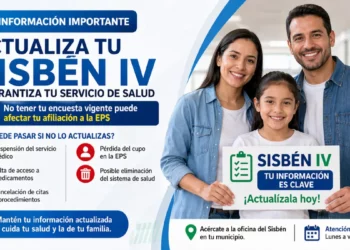 no actualizar el Sisbén IV podría dejarte sin EPS ni atención médica