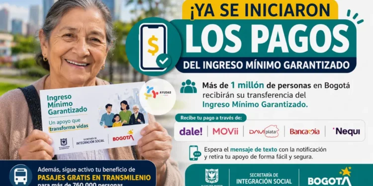 Inician pagos de abril del Ingreso Mínimo Garantizado en Bogotá