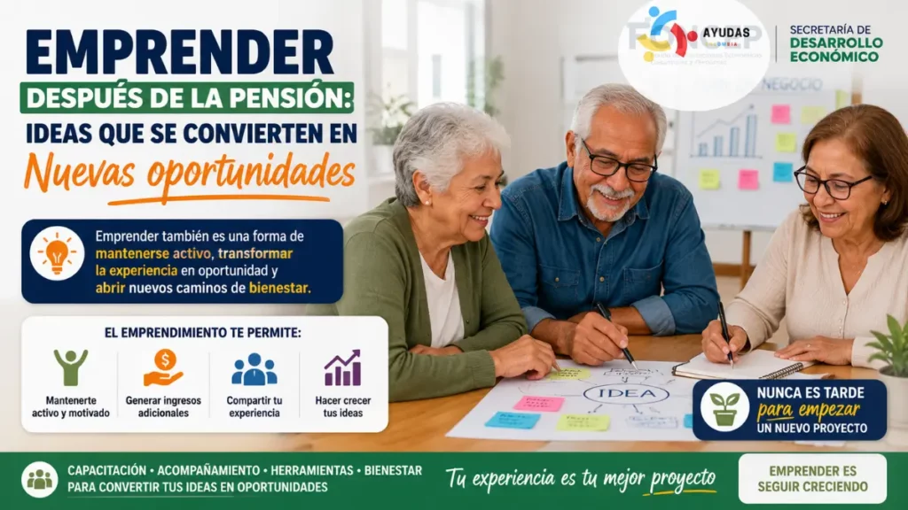 Emprender después de pensionarse: