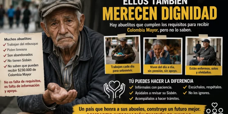 Los abuelitos invisibles de Colombia: los que sí cumplen, pero nadie les explica cómo recibir Colombia Mayor