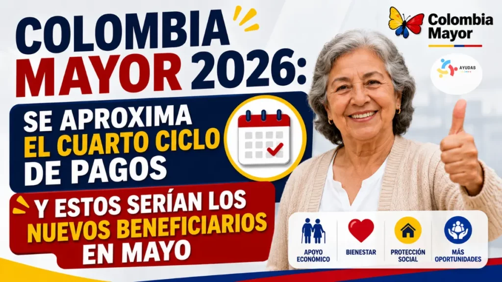 colombia mayor cuarto ciclo de pagos 2026