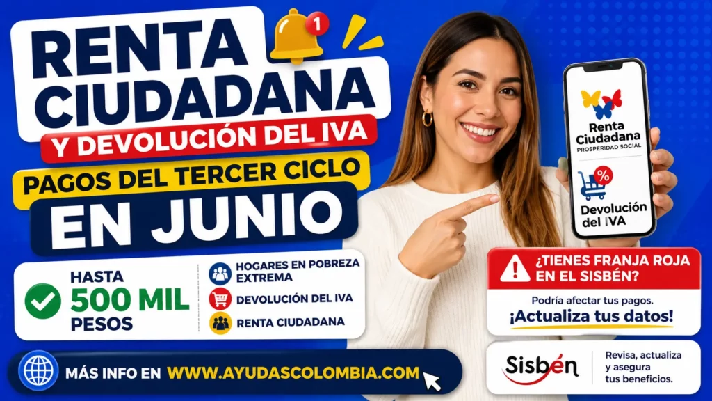 renta ciudadana franja roja del sisben