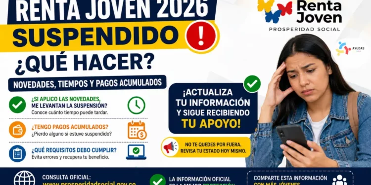 ¿Te suspendieron en Renta Joven? Esto es lo que NADIE te explica sobre las novedades y los pagos acumulados en 2026
