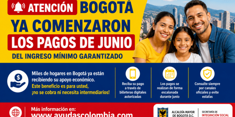 ¡Comenzaron los pagos de junio del Ingreso Mínimo Garantizado! Miles de hogares en Bogotá recibirán apoyo económico