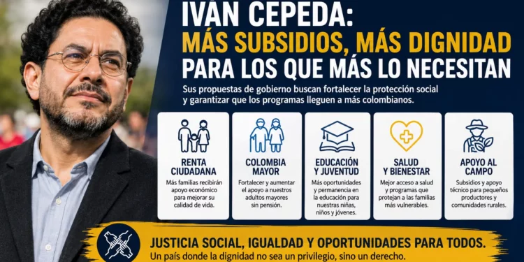 ¿Cómo beneficiarían a los colombianos las propuestas de Iván Cepeda sobre subsidios y protección social?