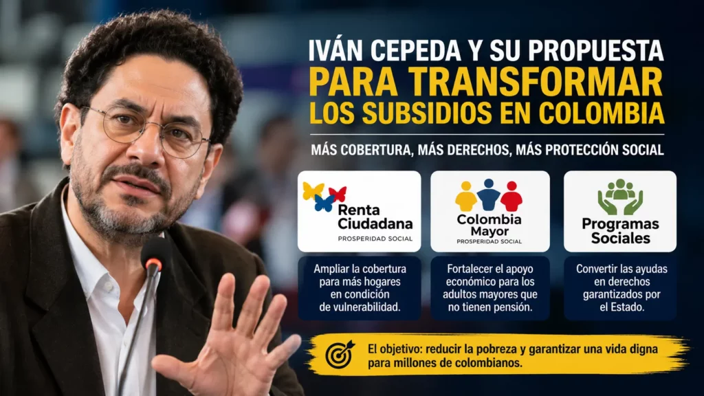 ivan cepeda y los subsidios en colombia