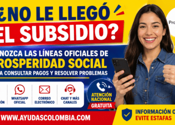 no le llego el subsidio ver lineas de prosperidad social