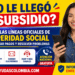 no le llego el subsidio ver lineas de prosperidad social