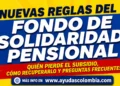 Nuevas reglas del Fondo de Solidaridad Pensional: quién pierde el subsidio, cómo recuperarlo y las dudas que todos tienen en 2026