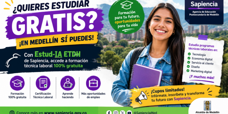 cursos gratis medellin 2026