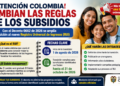 sisben actualizacion de requerimientos subsidios
