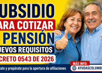 Tiene más de 35 años, gana un salario mínimo y no le alcanza para cotizar? Este subsidio podría ser la clave para lograr su pensión
