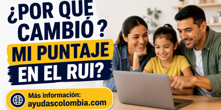 ¿Por qué cambió mi puntaje en el RUI? Explicación sencilla y ejemplos para entender la ficha del hogar