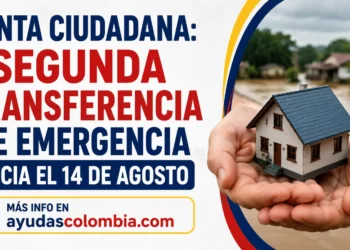 Renta Ciudadana:Hogares afectados por inundaciones comienza el 14 de agosto
