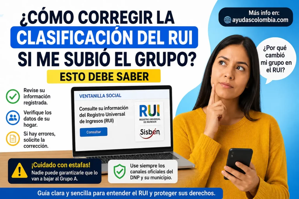 rui me subio el puntaje consulta