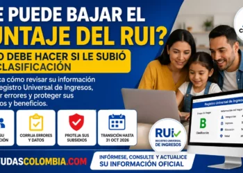 ¿Se puede bajar el puntaje del RUI? Esto debe hacer si le subió la clasificación