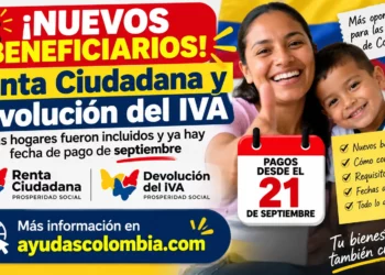 ¡NUEVOS BENEFICIARIOS! Renta Ciudadana y Devolución del IVA: consulte si usted recibirá el pago de septiembre hasta 2027