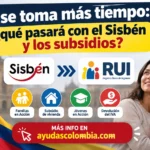 rui se aplaza sisben hasta 2027