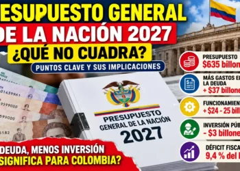 Presupuesto General de la Nación 2027: ¿por qué Colombia debe estar alerta ante los $634,9 billones que gastará el Estado?